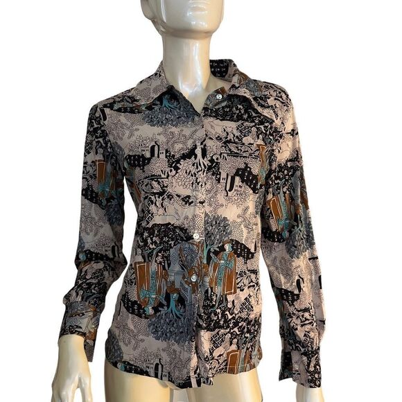 Vintage Patterned Button Down - Picture 1 of 11